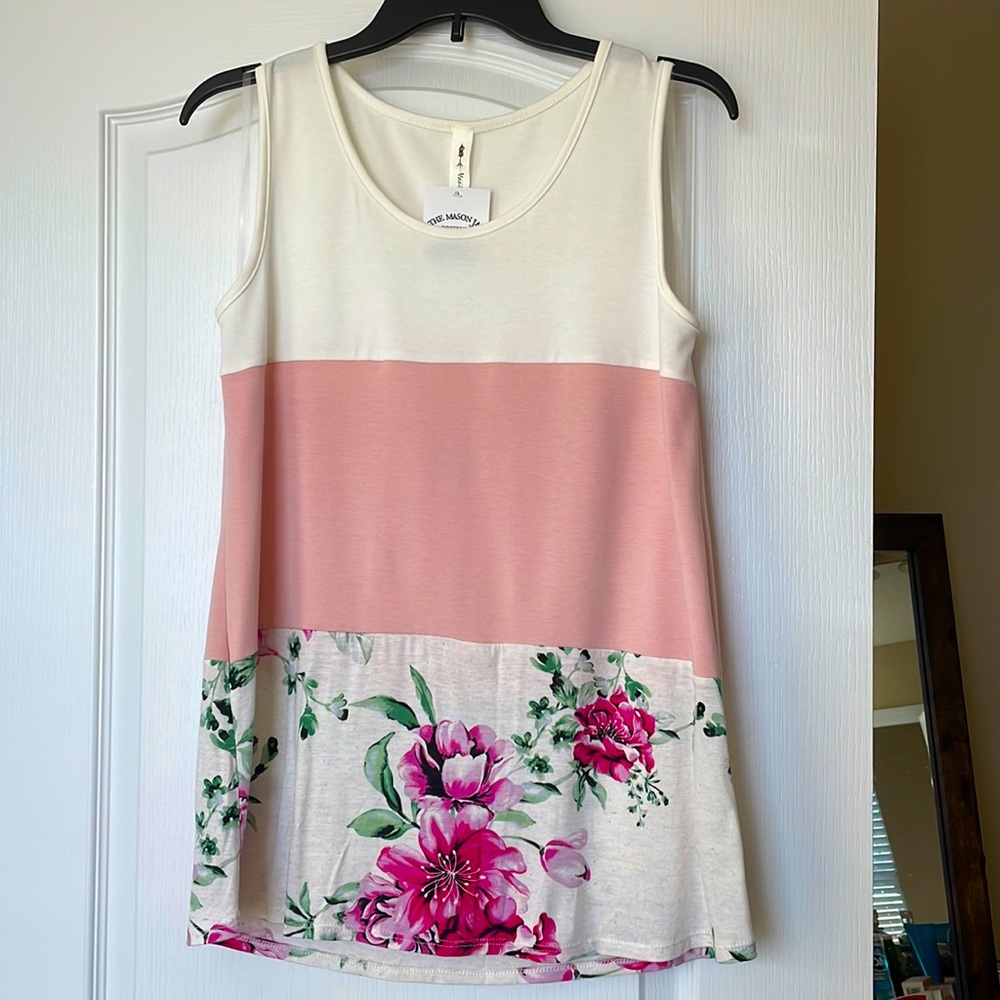 NWT Color Block Tank - Size Medium - Picture 1 of 4